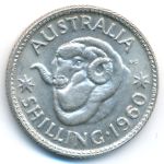 Australia, 1 shilling, 1960