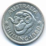 Australia, 1 shilling, 1960
