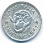 Австралия, 1 шиллинг (1961 г.)