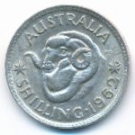 Австралия, 1 шиллинг (1962 г.)