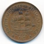 South Africa, 1/2 penny, 1948–1950