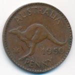 Австралия, 1 пенни (1950 г.)