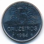 Brazil, 5 cruzeiros, 1984