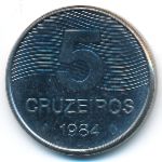 Brazil, 5 cruzeiros, 1984