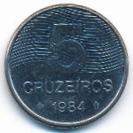 Brazil, 5 cruzeiros, 1984