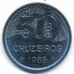 Brazil, 50 cruzeiros, 1985