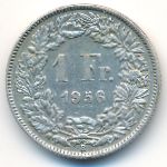 Швейцария, 1 франк (1956 г.)