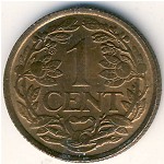 Curacao, 1 cent, 1944–1947