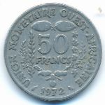 Западная Африка, 50 франков (1972 г.)