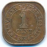 Malaya and British Borneo, 1 cent, 1956