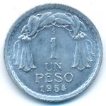 Чили, 1 песо (1954–1957 г.)