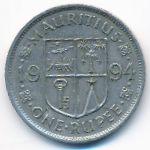 Mauritius, 1 rupee, 1994