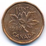 Канада, 1 цент (1989 г.)