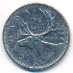 Canada, 25 cents, 1974