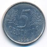 Brazil, 5 centavos, 1994