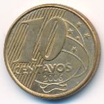 Brazil, 10 centavos, 2006