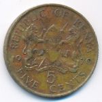 Кения, 5 центов (1970 г.)