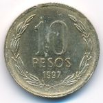 Чили, 10 песо (1997 г.)
