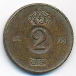 Швеция, 2 эре (1953 г.)