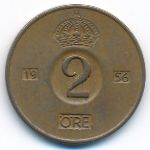 Швеция, 2 эре (1956 г.)