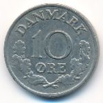 Denmark, 10 ore, 1963