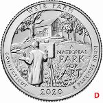 США, 1/4 доллара (2020 г.)