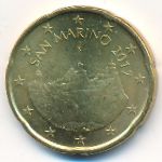 San Marino, 20 euro cent, 2017–2020