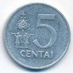 Lithuania, 5 centai, 1991