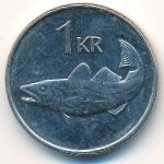Iceland, 1 krona, 2006