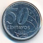 Brazil, 50 centavos, 2003