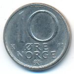 Norway, 10 ore, 1987