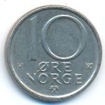 Norway, 10 ore, 1989