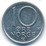 Norway, 10 ore, 1991