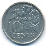 Тринидад и Тобаго, 10 центов (2005 г.)