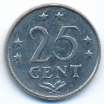Антильские острова, 25 центов (1978 г.)