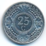 Антильские острова, 25 центов (1999 г.)