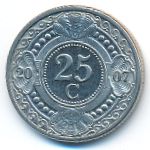 Антильские острова, 25 центов (2007 г.)
