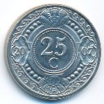 Антильские острова, 25 центов (2007 г.)