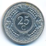 Антильские острова, 25 центов (2007 г.)