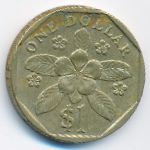 Сингапур, 1 доллар (1987–1990 г.)