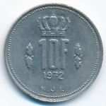 Luxemburg, 10 francs, 1972