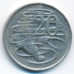 Australia, 20 cents, 1981