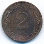 ФРГ, 2 пфеннига (1972 г.)