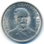 Мексика, 25 сентаво (1964 г.)