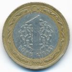 Turkey, 1 lira, 2009