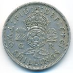 Великобритания, 2 шиллинга (1949&ndash;1950 г.)