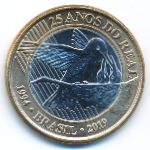 Бразилия, 1 реал (2019 г.)