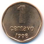 Аргентина, 1 сентаво (1998 г.)