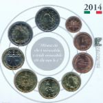Италия, Набор монет (2014 г.)