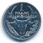 Мадагаскар, 1 франк (1993–2002 г.)